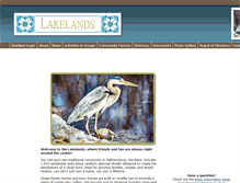 Tablet Screenshot of lakelands.org